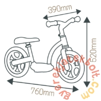 Smoby Balance Comfort Futóbicikli - szürke (770126)
