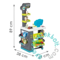 Smoby City Market elektronikus pénztárgéppel - kék (350230)