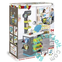 Smoby City Market elektronikus pénztárgéppel - kék (350230)