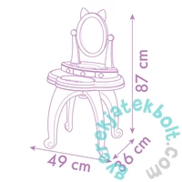 Smoby Gabi babaháza Fésülködő asztal -2 az 1-ben (7600320254)