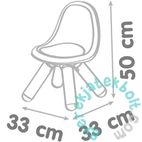 Smoby Háttámlás gyerekszék - zöld-bézs (880111)
