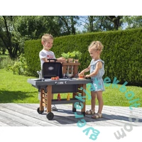 Smoby Játék kerti grillkocsi mosogatóval (7600312004)