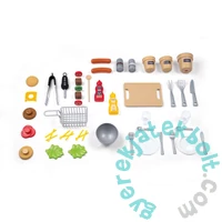 Smoby Játék kerti grillkocsi mosogatóval (7600312004)