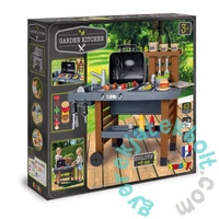 Smoby Játék kerti grillkocsi mosogatóval (7600312004)