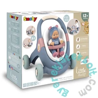 Smoby Little 3 az 1-ben járássegítő, babakocsi és babaülőke babával (140308)