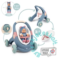 Smoby Little 3 az 1-ben járássegítő, babakocsi és babaülőke babával (140308)