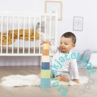 Smoby Little Green - Mágikus csészerakosgató torony (7600140602)