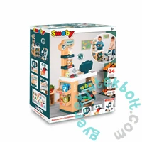 Smoby City Market elektronikus pénztárgéppel - kék - bézs (7600350238)