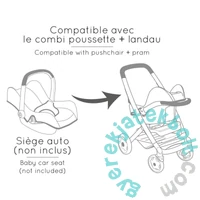 Smoby Maxi Cosi & Quinny játék iker babakocsi - lila (7600253221)