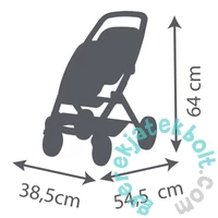 Smoby Maxi Cosi & Quinny játék iker babakocsi - lila (7600253221)