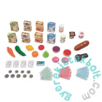 Smoby Maxi Market elektronikus pénztárgéppel és hűtővitrinnel