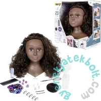 Smoby My Beauty Fodrász babafej - barna (7600320318)