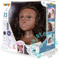 Smoby My Beauty Fodrász babafej - barna (7600320318)