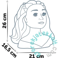 Smoby My Beauty Fodrász babafej - szőke (7600320317)