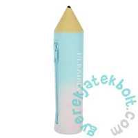Ceruza formájú szilikon tolltartó - kék ombre