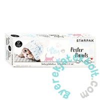 Starpak - Cicás 12 színű plakát festék készlet