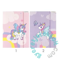 Unikornisos A/4 gumis mappa - Magical - kétféle (480785)