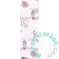 Balerina 6 db-os füzetcímke - kétféle