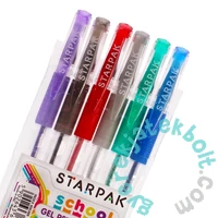 Színes zselés toll szett - 6 db-os