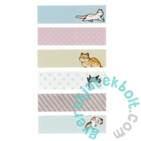 Starpak - Jelölő matrica készlet - Cicás - 6 x 20 db (505503)