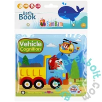 Bam Bam Kocka alakú fürdőkönyv - Járművek (432481)