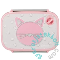 Cicás műanyag uzsonnás doboz - Kitty
