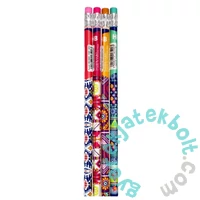 Etno grafit ceruza radírral - 4 db-os