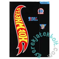 Hot Wheels Black  A/4 gumis mappa - kétféle (583290)
