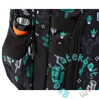 Kaktuszos ergonomikus hátizsák, iskolatáska - mellpánttal - Cactus
