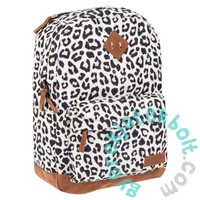 Leopárd mintás hátizsák, iskolatáska