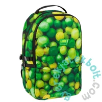 Lime 2 rekeszes iskolatáska, hátizsák