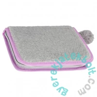 Starpak - Kitty Plus cicás kihajtható tolltartó - szürke-pink (558195)