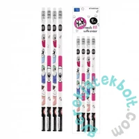 Minisy HB grafit ceruza radírral - 4 db-os