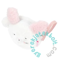 Nyuszis szőrmés kör alakú válltáska