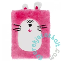 Nyuszis szőrmés napló - 15 x 21 cm