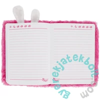 Nyuszis szőrmés napló - 15 x 21 cm