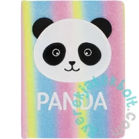 Panda csillámos napló - 15 x 21 cm (481258)