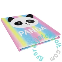 Panda csillámos napló - 15 x 21 cm (481258)