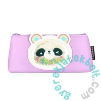 Pandás tolltartó gyöngyökkel