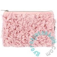 Pink szőrmés tolltartó, neszesszer