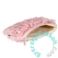 Pink szőrmés tolltartó, neszesszer