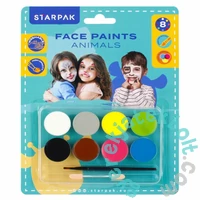 8 színű arc- és testfesték - Animals (528372)