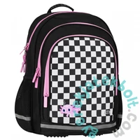 Axolotl iskolatáska, hátizsák - 3 rekeszes - pepita (550878)