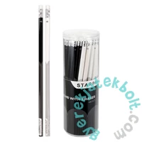 Black and White HB grafit ceruza radírral