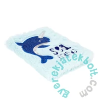 Bálnás plüss napló csillámokkal - A5