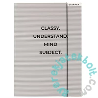 Black and White A/4 gumis mappa - kétféle