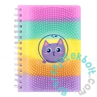 Cicás A/5 szilikonos spirálfüzet - csíkos (553736)