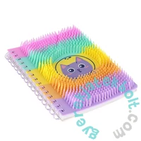 Cicás A/5 szilikonos spirálfüzet - csíkos (553736)