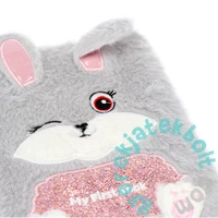 Nyuszis szőrmés napló - A5/80 lap (564708)