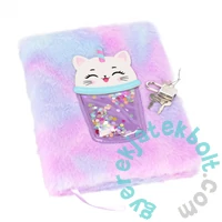 Cicás szőrmés kulcsos napló - A5/80 lap - Bubble (564707)